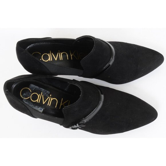 Calvin Klein Jaclyn Women's Size 10 Fabric Shootie Bootie Career Business Heels - Picture 3 of 8